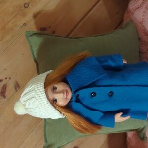 Our Generation Doll/ Redhead With Beautiful Blue Coat And Hat
